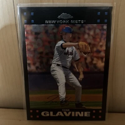 2007 Topps Chrome - #165 Tom Glavine - Image 1 of 2