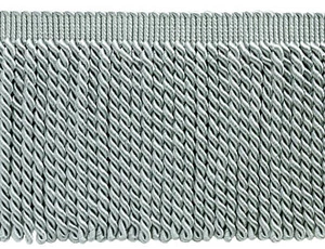Bullion Fringe Trim, Style# BFS6, Color# 049 - Silver Grey [4.5 Yards] - Picture 1 of 1