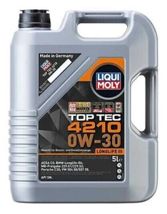 Olio motore Top Tec 4210 0W-30 ACEA C3 LONGLIFE 5 LITRI LIQUI MOLY - Foto 1 di 1