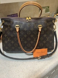 Louie Vuitton Pallas Monogram MM Handbag - Very Good to Excellent Condition ! - Picture 1 of 9