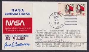 F.M. Sulzman, Principal Investigator 1NS007 NASA, signed STS-9 Launch cover - Picture 1 of 1