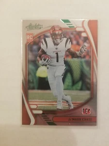 2021 Absolute Ja'Marr Chase RC #105 Green Parallel Cincinnati Bengals - Bild 1 von 1