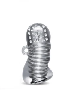 Squeezable Ergonomic Stroker with Loop Grip. Paraffins/Phthalate/Latex Free - Picture 1 of 3