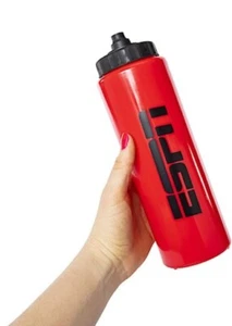 6 WATER BOTTLES ESPN® Squeeze Sport 30oz Water Bottle Brand New Red - Picture 1 of 3