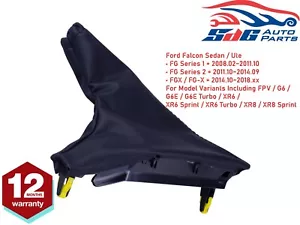 Handbrake Cover Hand Brake boot Black Leather For Ford Falcon FG FG-X 2008~2018 - Picture 1 of 4