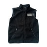 BLACK FLEECE ZIPPED VEST Sheriff Police