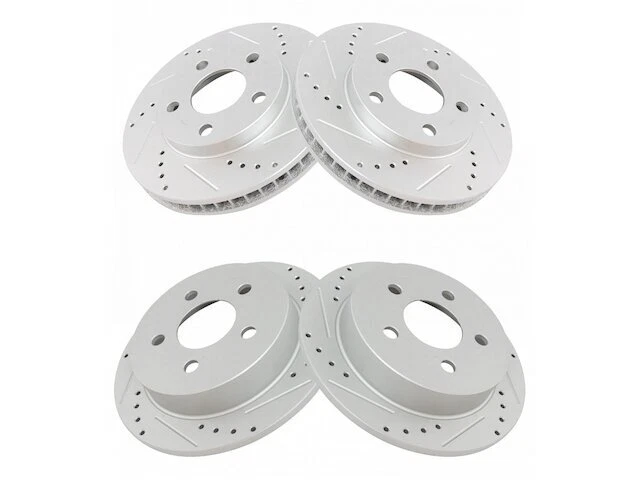 Juego de rotor de freno delantero y trasero TRQ para Pontiac Trans Sport 1997-1998 68HDRN Foto 1 de 1