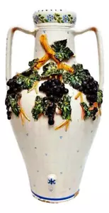 Antique jar ozza zirro ceramic caves 1950 decorated taranto 73 cm - Picture 1 of 9