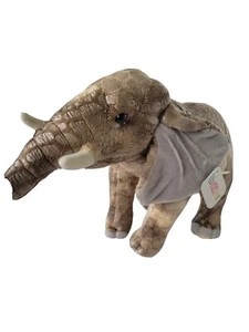 Dollibu Stuffed Soft Plush Wild Animals Collection Elephant 15 in. NWT - Picture 1 of 8