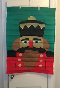 Holiday Nutcracker House Flag Christmas 28" x 40" New In Package - Picture 1 of 4