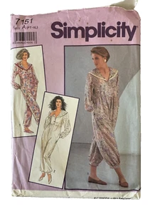7151 SIMPLICITY PT S M L XL 6 8 10 12 14 16 18 20 22 24 Jumpsuit Romper-Dress - Picture 1 of 2