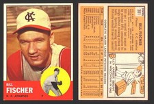 1963 Topps Baseball Trading Card You Pick Singles #300-#399 VG/EX