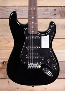 Fender Standard Stratocaster HSS Electric Guitar Black - Picture 1 of 8