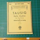 Schirmer's Library of Musical Classics Vol. 1353 TAUSIG Daily Studies For Piano
