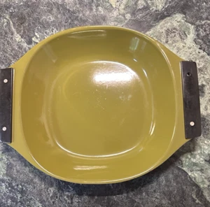 MCM Cathrine Holm Holland Avocado Grün Emaille Große Paella Servier Pfanne Griffe - Bild 1 von 8