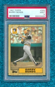 1987 TOPPS #320 BARRY BONDS PSA 9 MINT ROOKIE RC PIRATES GIANTS HR KING - Picture 1 of 1
