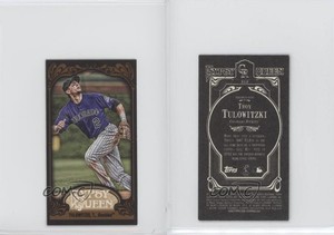 2012 Topps Gypsy Queen Mini Black Troy Tulowitzki #312