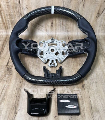 Für MINI 21+ WHITE LINE CARBON Nappaleder Lenkrad F54 F55 F56 F57 F60 - Bild 1 von 4