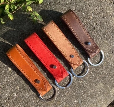 GEORGE ZARIDZE Schlüsselanhänger echt Leder inkl. WUNSCHGRAVUR Schlüsselband mit GRAVUR Keycase