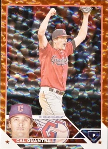 2023 Topps Serie 1 Hielo Naranja #255 Cal Quantrill 191/299 Guardians - Imagen 1 de 1