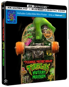 Teenage Mutant Ninja Turtles Mutant Mayhem Steelbook 4K UHD Walmart Exclusive - Picture 1 of 1