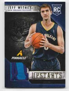 2013-14 Panini Pinnacle Upstarts Jerseys Prime Jeff Withey #21 - Zdjęcie 1 z 2