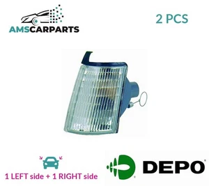 INDICATOR LIGHT BLINKER LAMP PAIR FRONT 551-1507R-UE LORO 2PCS NEW - Picture 1 of 5