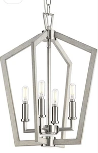 Progress Lighting P500377-009 Galloway 4 Light Pendant - Gray See All Photos - Picture 1 of 16