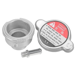Aluminum Weld-On Radiator Filler Neck 32mm 1.25" ID with 1.1 Radiator Cap - Picture 1 of 4