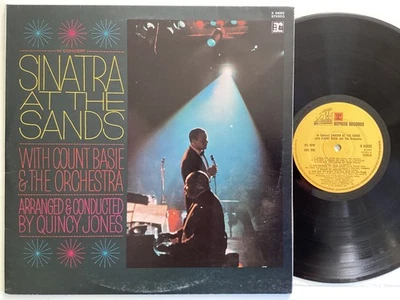 Frank Sinatra, Live at the sands VINYL DOUBLE LP 1966 Count Basie Quincy Jones P - Image 1 of 4