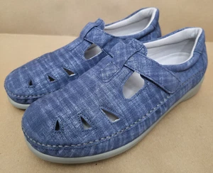 SAS Roamer (Gr. 11 WW) EZ Strap Wanderschuh Denim Mary Jane - Bild 1 von 10