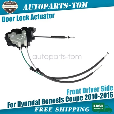 Actuador de bloqueo de puerta delantero lado del conductor para Hyundai Genesis Coupé 2010-2016 nuevo Foto 1 de 4