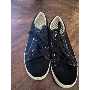 Zapatillas deportivas deportivas Taos Comfort de lona negras PLIM Soul - Imagen 1 de 10