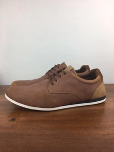 ALDO Men’s Size 10 Brown Leather Oxford Lace Up Casual Shoes Sneaker - Picture 1 of 11