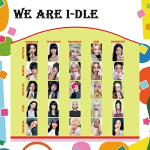 5pcs/set (G)I-DLE WE ARE I-DLE Member Self Made Photo Cards HD Photocards - Picture 1 of 6