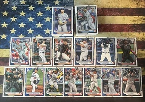 2024 Bowman Rookies & Vets Complete Base Set #1-100. Elly, Yamamoto, Caminero RC - Bild 1 von 2