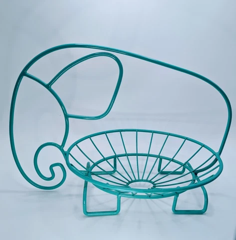 Coated Iron Whimsical Elephant Shaped Bread Basket Fruit Basket Cover