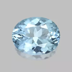 2.36ct EXCELENTE CORTE OVALADO NATURAL MADAGASCAR AGUAMARINA AZUL CIELO - Imagen 1 de 1
