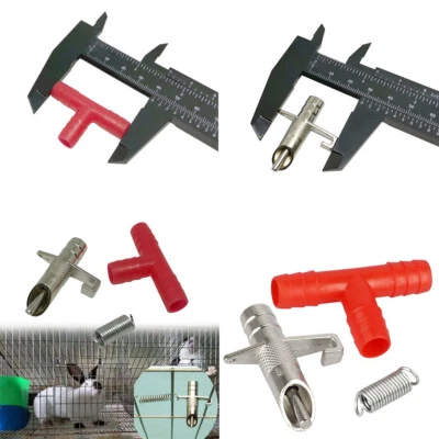 Автоматическая система полива кроликов сосков поилка кормушка для кроликов птиц 40 шт. США - Изображение 1 из 4