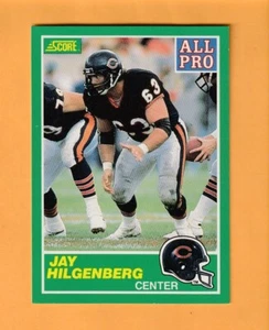Jay Hilgenberg Chicago Bears 1989 Puntuación #288 Iowa City Hawkeyes 5R - Imagen 1 de 2