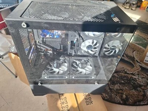 ITX PC Case with 6 ARGB fans - Picture 1 of 6