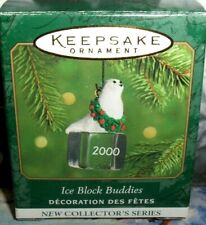 Ice Block Buddies`2000`Miniature-Little Seal.1St In The Series,Hallmark Ornament