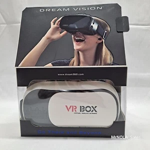 VR Box Dream Vision Pro Headset Built In Mic Ear buds Cell iPhone Android IOS - Picture 1 of 6