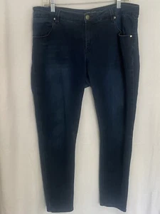 Max Jeans Jeggings Donna 16 Blu Lavaggio Scuro Elasticizzato - Foto 1 di 18