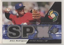 2006 SPx WBC Winning Materials Alex Rodriguez #WM-AR