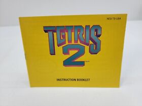 Tetris 2 (Nintendo NES) Booklet / Manual Only