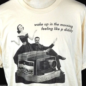 P Diddy Slides IC Tech Wake Up Feeling Like T-Shirt size XL Mens Retro Projector - Picture 1 of 3