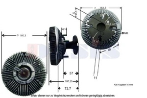 Enganche ventilador para Case IH/IHC MX 100 110 120 135 - Imagen 1 de 1