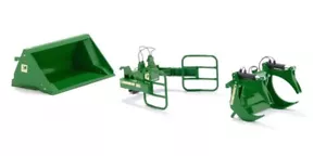 Modellino trattore Wiking ACCESSORI FRONTALI PER JOHN DEERE SET A 1:32 - Foto 1 di 1