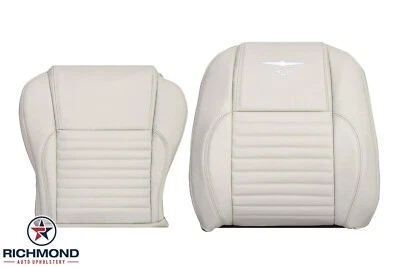 Ford Thunderbird 2005 50 aniversario - cubiertas de asiento de cuero completas del lado del conductor blancas Foto 1 de 4